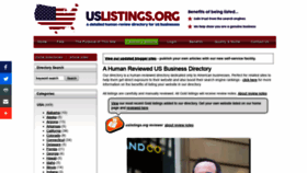 What Uslistings.org website looked like in 2019 (4 years ago)