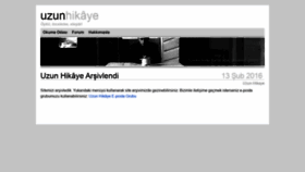 What Uzunhikaye.org website looked like in 2019 (4 years ago)