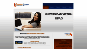 What Universidadvirtual.upao.edu.pe website looked like in 2019 (4 years ago)