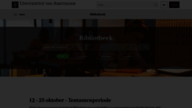 What Uba.uva.nl website looked like in 2019 (4 years ago)