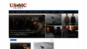 What Usmclife.com website looked like in 2019 (4 years ago)