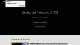 What Uncharted4.app website looked like in 2019 (4 years ago)