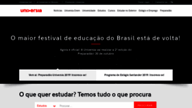 What Universia.com.br website looked like in 2019 (4 years ago)