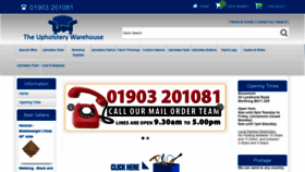 What Upholsterywarehouse.co.uk website looked like in 2019 (4 years ago)