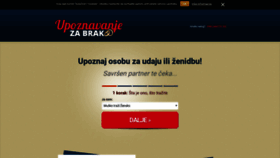 What Upoznavanjezabrak.com website looked like in 2019 (4 years ago)