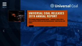 What Universalcoal.com website looked like in 2019 (4 years ago)