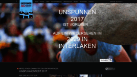 What Unspunnenfest.ch website looked like in 2019 (4 years ago)