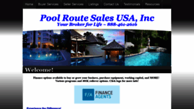 What Usapoolroutesales.com website looked like in 2019 (4 years ago)