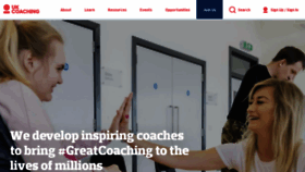 What Ukcoaching.org website looked like in 2019 (4 years ago)
