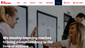 What Ukcoaching.org website looked like in 2019 (6 years ago)