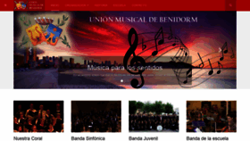 What Unionmusicaldebenidorm.com website looked like in 2019 (4 years ago)