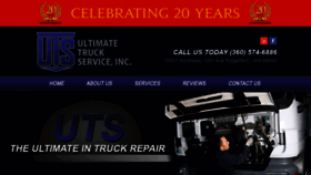 What Ultimatetrucksvc.com website looked like in 2019 (4 years ago)