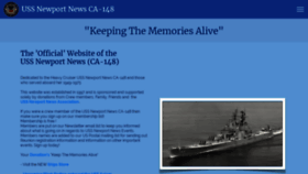 What Uss-newport-news.com website looked like in 2019 (4 years ago)