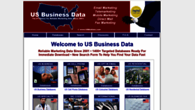 What Usbizdata.com website looked like in 2019 (4 years ago)