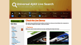 What Universalajaxlivesearch.demo.offlajn.com website looked like in 2019 (4 years ago)