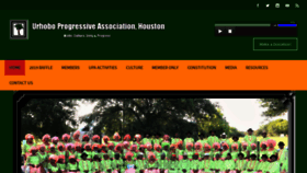 What Upahouston.org website looked like in 2019 (4 years ago)