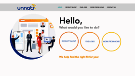 What Unnati.net website looked like in 2019 (4 years ago)