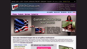 What Usaoncanvas.com website looked like in 2019 (4 years ago)