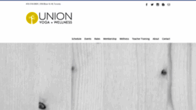 What Unionyogastudio.ca website looked like in 2019 (4 years ago)