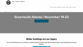 What Usgbc.org website looked like in 2019 (4 years ago)
