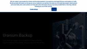 What Uranium-backup.com website looked like in 2019 (4 years ago)