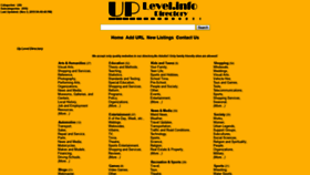What Uplevel.info website looked like in 2019 (4 years ago)