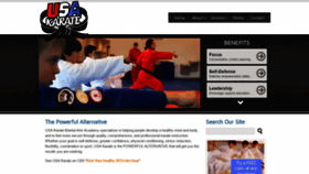 What Usa-karate.net website looked like in 2019 (4 years ago)