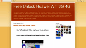 What Unlock3g4ghuawei.blogspot.com website looked like in 2019 (4 years ago)