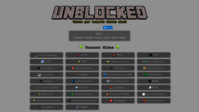 What Unblocked.sh website looked like in 2019 (4 years ago)