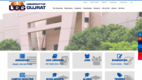 What Uog.edu.pk website looked like in 2019 (4 years ago)