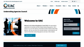 What Uac.org.au website looked like in 2019 (4 years ago)
