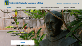 What Uccla.org website looked like in 2019 (4 years ago)