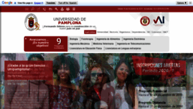 What Unipamplona.edu.co website looked like in 2019 (4 years ago)