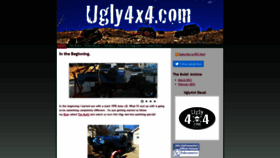 What Ugly4x4.com website looked like in 2019 (4 years ago)