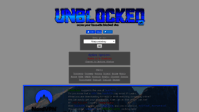 What Unbl0ck3d.com website looked like in 2019 (4 years ago)