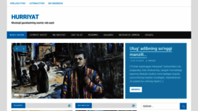 What Uzhurriyat.uz website looked like in 2019 (4 years ago)