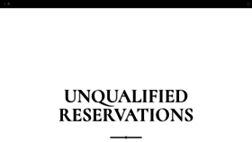 What Unqualified-reservations.com website looked like in 2019 (4 years ago)