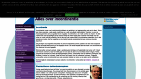 What Urine-incontinentie.nl website looked like in 2019 (4 years ago)