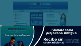 What Unicolombo.edu.co website looked like in 2019 (4 years ago)