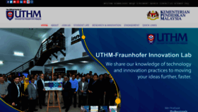 What Uthm.edu.my website looked like in 2019 (4 years ago)