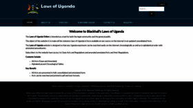 What Ugandalaws.com website looked like in 2019 (4 years ago)