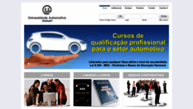 What Universidadeautomotiva.com.br website looked like in 2019 (4 years ago)