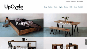 What Upcycle.berlin website looked like in 2019 (4 years ago)