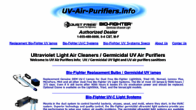 What Uv-air-purifiers.info website looked like in 2019 (4 years ago)