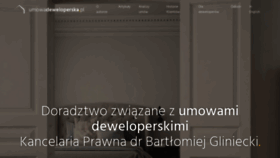 What Umowadeweloperska.pl website looked like in 2019 (4 years ago)