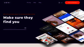 What Ueniweb.com website looked like in 2019 (4 years ago)