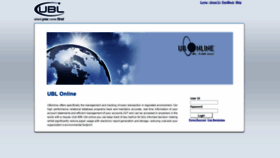 What Ublonline.com website looked like in 2019 (4 years ago)