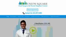 What Unionsquareoralsurgery.com website looked like in 2019 (4 years ago)