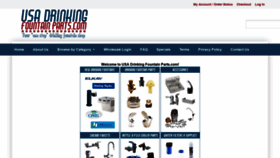 What Usadrinkingfountainparts.com website looked like in 2019 (4 years ago)