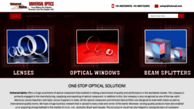 What Universaloptics.in website looked like in 2019 (4 years ago)